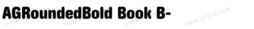 AGRoundedBold Book B字体转换 AGRoundedBold Book B字体转换